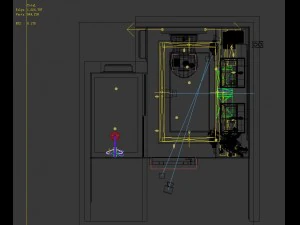panoramic neo-classical style bathroom toilet space 02 3D Model