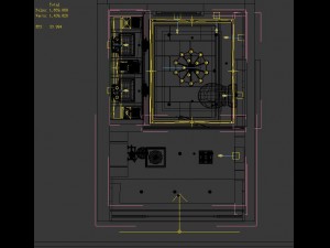 panoramic neo-classical style bathroom toilet space 03 3D मॉडल