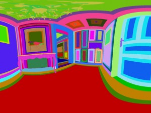 panoramic neo-classical family entrance corridor 3Dモデル