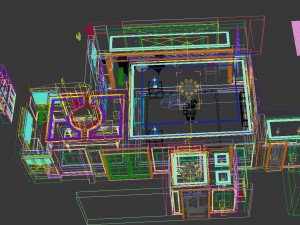 panoramic neo-classical family entrance corridor 3Dモデル