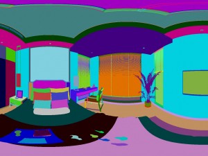 panorama chinese style family bedroom space 01 3D Model