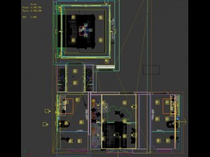 panorama chinese style home bedroom space 02 3D Модель