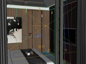 panorama chinese style home bedroom space 03 3D Model