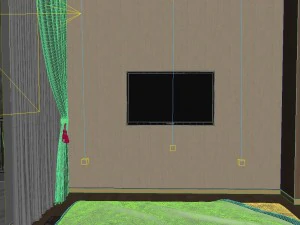 panorama chinese style family bedroom space 04 3D Model