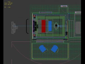 panorama chinese style family bedroom space 05 3D Model