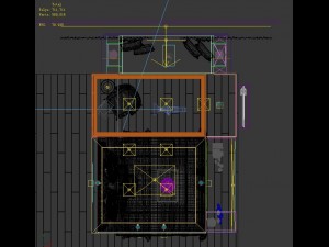panorama chinese style family bedroom space 06 3D Model