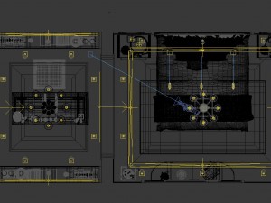 panorama chinese style home bedroom space 08 3D Model
