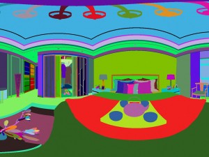 panorama chinese style home bedroom space 09 Modelo 3D
