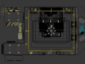 panorama chinese style home bedroom space 09 Modelo 3D