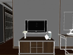 panorama chinese style family bedroom space 11 3D Модель