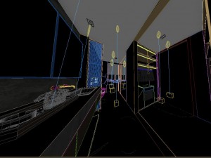 panorama chinese style bathroom toilet space 01 Modèle 3D