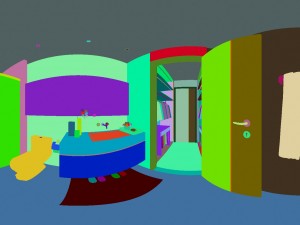 panorama chinese style bathroom toilet space 02 3Dモデル