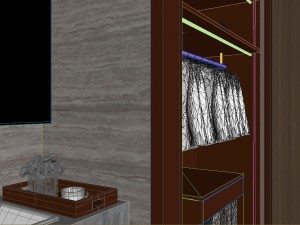panorama chinese style bathroom toilet space 02 3Dモデル