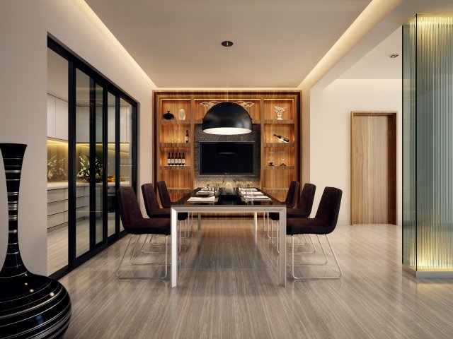 restaurant kitchen 1801 3Dモデル .c4d .max .obj .3ds .fbx .stl .blend 