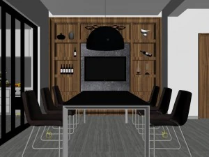 restaurant kitchen 1801 3D Model