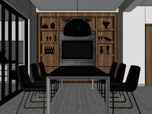 restaurant kitchen 1801 3D Model