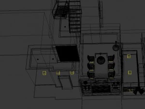 restaurant kitchen 1801 3D Model