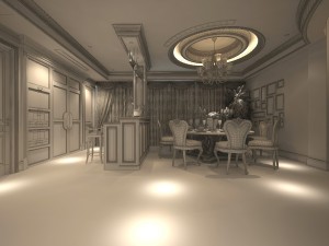 restaurant kitchen 1803 Model 3D