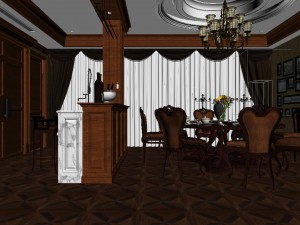 restaurant kitchen 1803 Model 3D