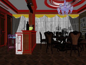 restaurant kitchen 1803 Model 3D