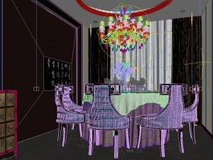 restaurant kitchen 1804 3D Model