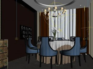 restaurant kitchen 1804 3D Model
