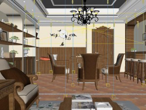 restaurant kitchen 1805 Modèle 3D