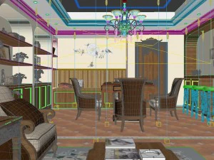 Кухня ресторану 1805 3D Модель