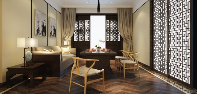 restaurant kitchen 1806 3D Model .c4d .max .obj .3ds .fbx .stl .blend