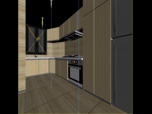 restaurant kitchen 1807 Model 3D