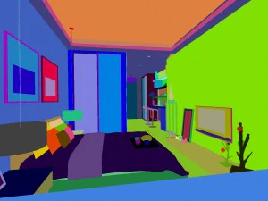 appartamento singolo - vista aerea 01 Modello 3D