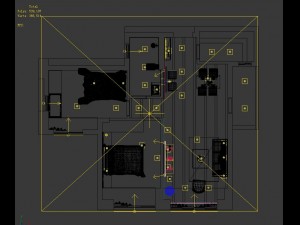 single apartment - aerial view 03 3D 模型