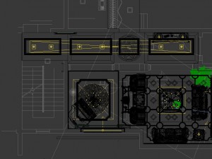 retro european living room 1730 3D Модель