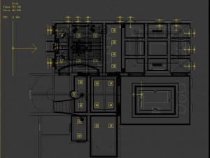 retro european living room 5157 Model 3D