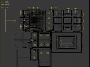 retro european living room 5157 3D Model