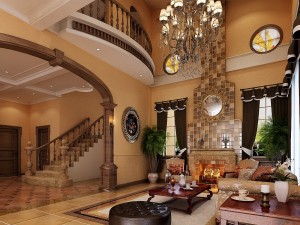 retro european living room 5157 Model 3D