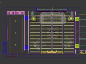 retro fashionable european living room 1785 Model 3D
