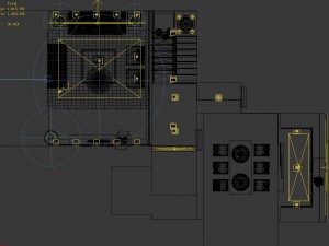 duplex style simple living room 1812 Model 3D