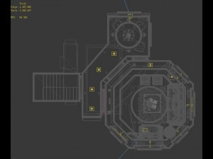 luxury retro european living room 1739 3D Модель