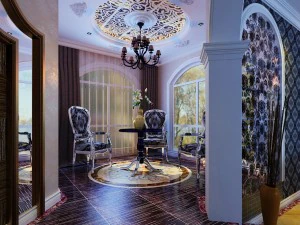 luxury retro european living room 1739 3D Model