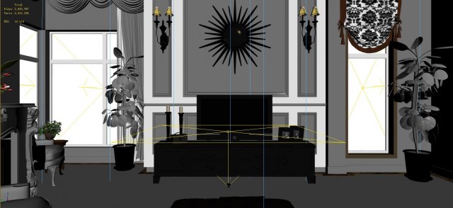 deluxe retro european living room 1764 Modello 3D .c4d .max .obj .3ds .fbx .stl .blend 