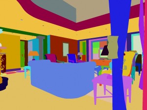 luxury duplex european living room 1745 3D Model