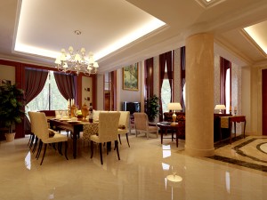 luxury duplex european living room 1747 Modelo 3D