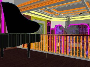 luxury duplex european living room 1747 Modelo 3D