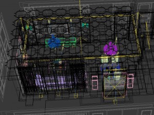 luxury family design - restaurant 6101 3D 模型