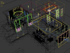 luxury family design - restaurant 6102 Modelo 3D