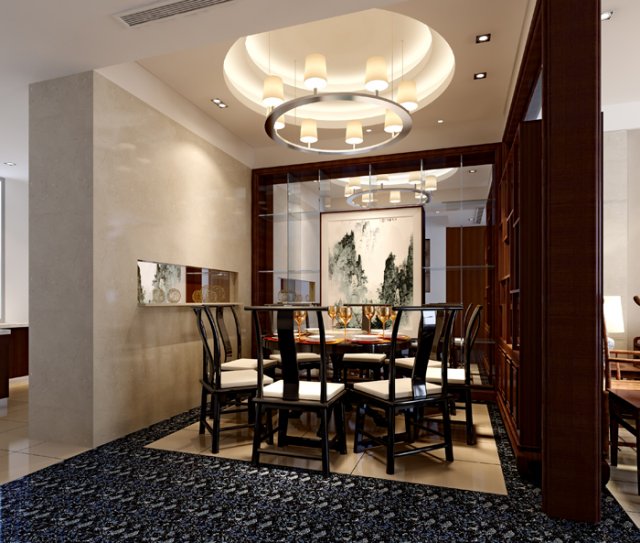 luxury family design - restaurant 6103 Modello 3D .c4d .max .obj .3ds .fbx .stl .blend 
