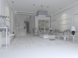 luxury family design - restaurant 6103 Modello 3D