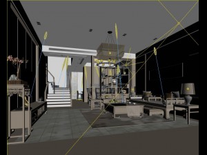 luxury family design - restaurant 6103 Modello 3D