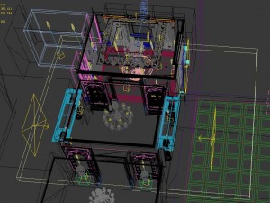luxury family design - restaurant 6105 Model 3D